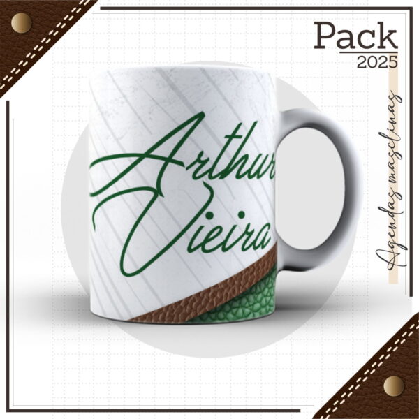 Pack 2025 - Agendas Masculinas - Arquivo Digital - Imagem 5