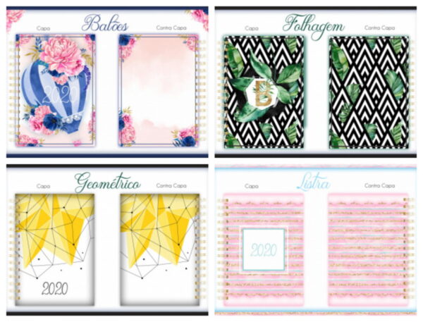 pack 7 capas e contracapas arquivo digital scrapbook
