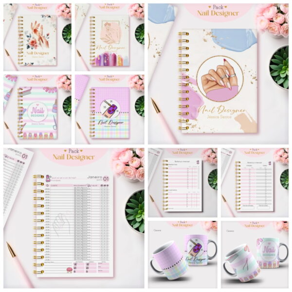 Pack Agendamentos Nail Designer 2025 - Imagem 5