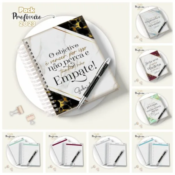 pack agendas 2023 masculina arquivo digital pack agendas 2023