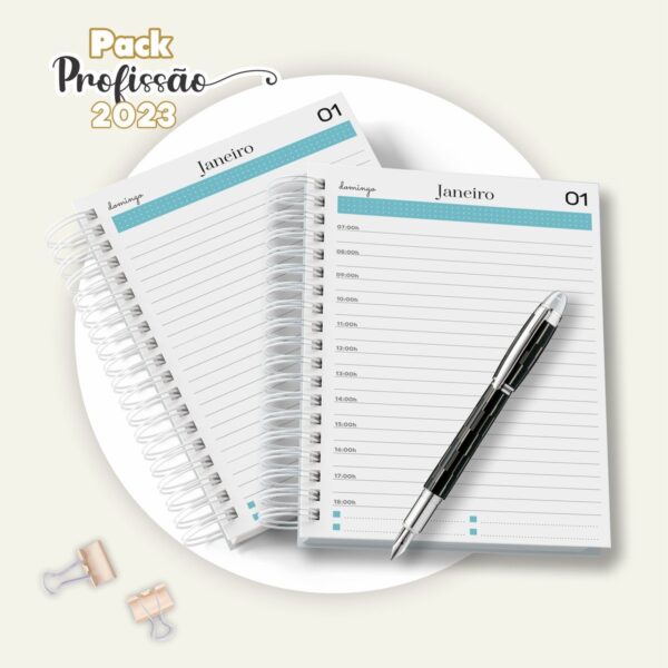 Pack Agendas 2023 Masculina - Arquivo Digital - Imagem 4