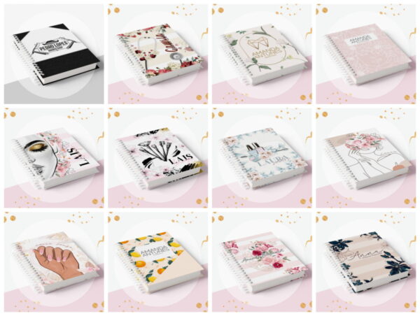 pack agendas agendamentos arquivo digital mega hair
