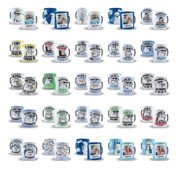 Pack Artes Caneca Dia Dos Pais Pacote Sublimação Arquivos