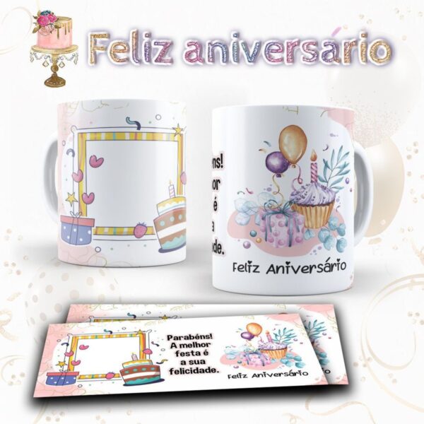 pack artes canecas aniversario png e corel artes canecas aniversario