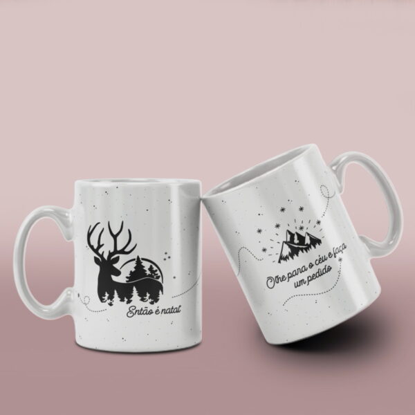 Pack Artes Canecas Natal Minimalista - Arquivo Digital - Imagem 2