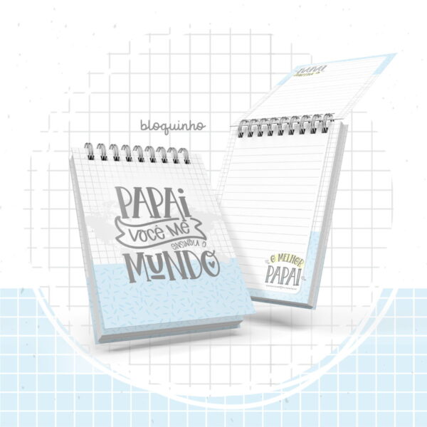 Pack Bloquinho A6 Dia dos Pais - Arquivo Digital - Imagem 3