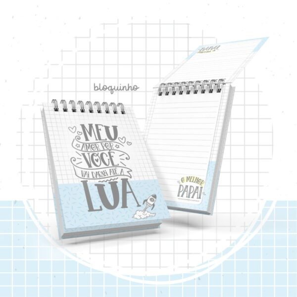 Pack Bloquinho A6 Dia dos Pais - Arquivo Digital - Imagem 2
