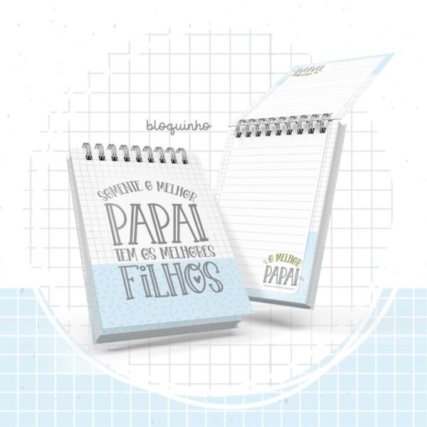 Pack Bloquinho A6 Dia dos Pais - Arquivo Digital - Imagem 4
