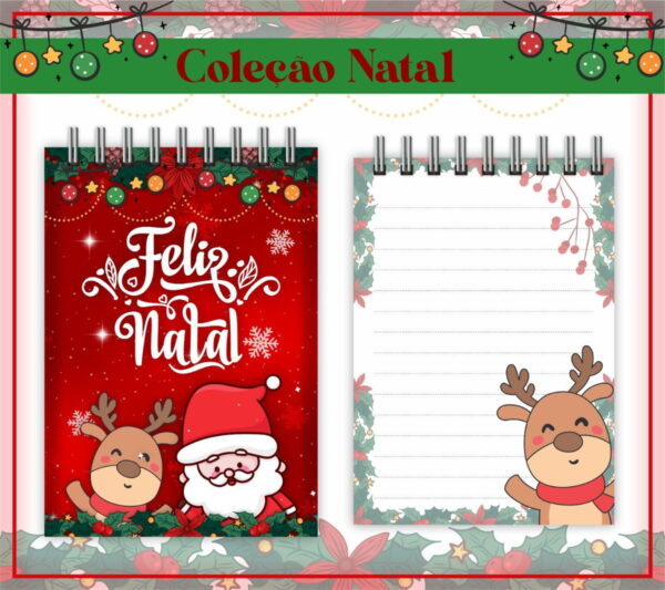 Pack Bloquinhos Natal - Arquivo Digital - Imagem 3