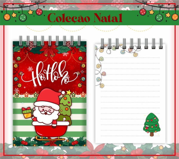 pack bloquinhos natal arquivo digital papel e cia