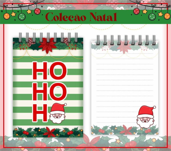 Pack Bloquinhos Natal - Arquivo Digital - Imagem 2