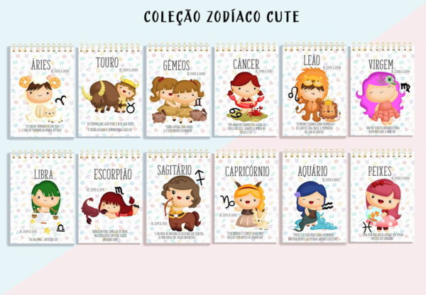 pack bloquinhos signos arquivo digital