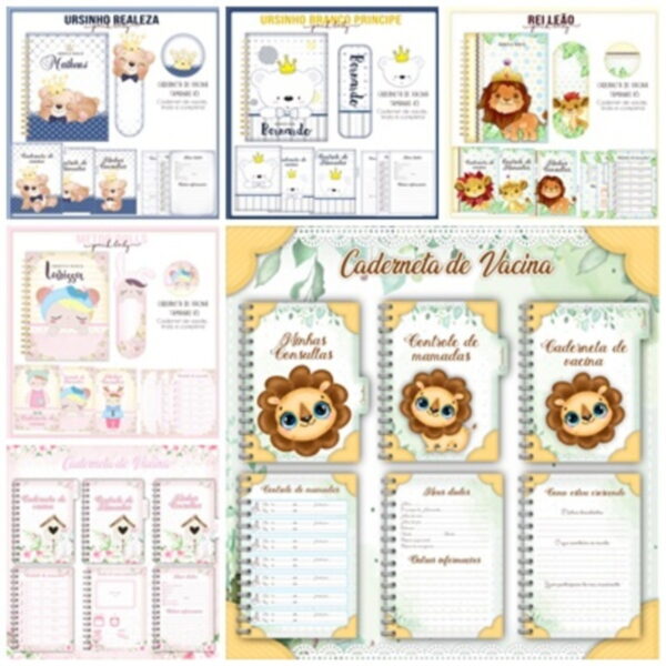 Pack Cadernetas de Vacinas - Arquivo Digital - Imagem 2