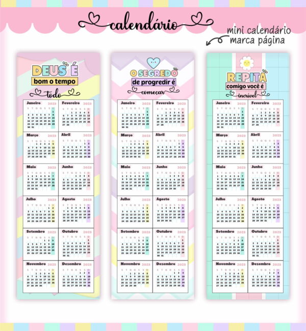 Pack Calendários 2023 - Arquivo Digital - Imagem 3