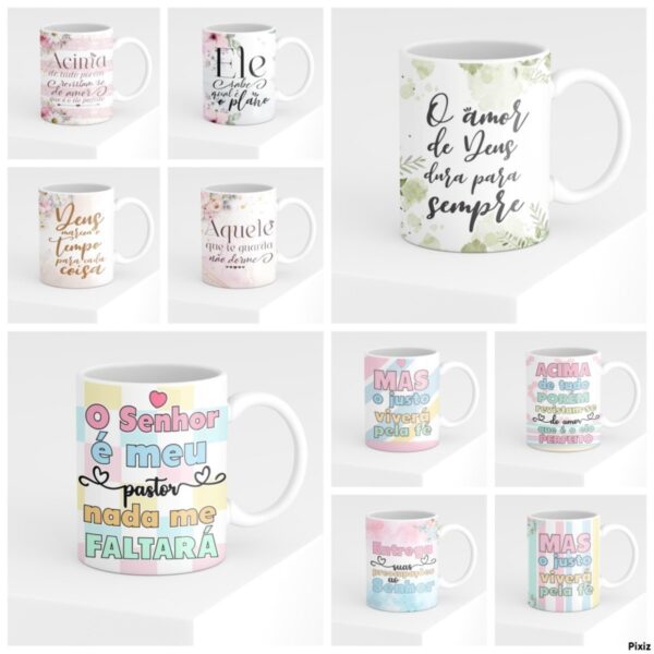 pack canecas versiculos femininos arquivo digital pack canecas versiculos femininos arquivo digital