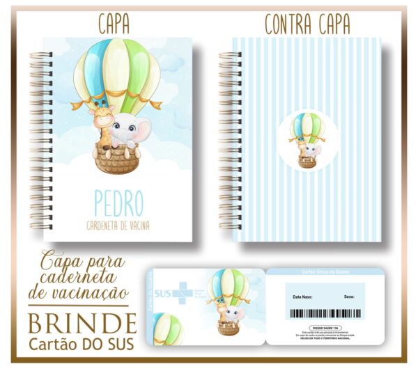 Pack Capas e Cartão Sus Infantil - Arquivo Digital - Imagem 3