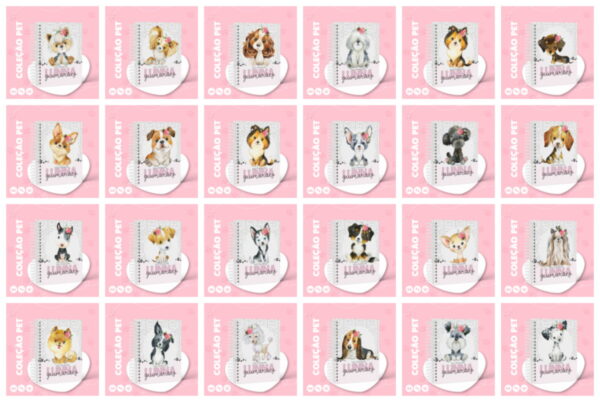 Pack Capas Pet Dog Macho e Fêmea - Arquivo Digital - Imagem 2