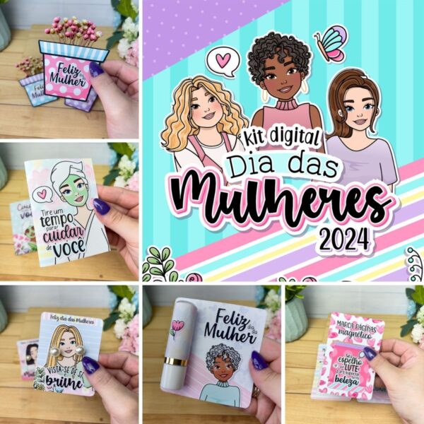 Pack Dia Das Mulheres 2024 Mimos P Corte Ilustracoes Png 10