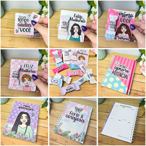 Pack Dia Das Mulheres 2024 Mimos P Corte Ilustracoes Png