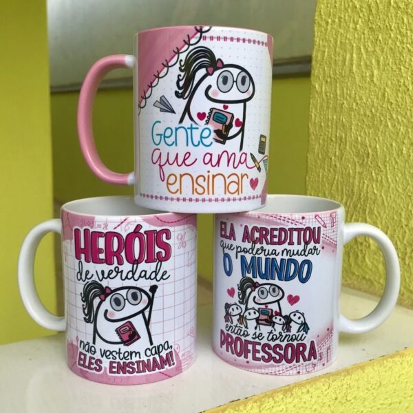 Pack Dia Professores Caneca 25 Arquivos Frases Elementos