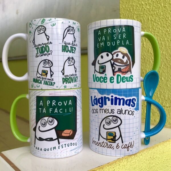 Pack Dia Professores Caneca 25 Arquivos Frases Elementos