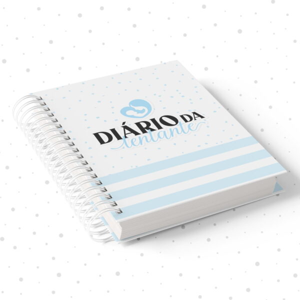 Pack Diário de Tentante Rosa e Azul - Arquivo Digital - Imagem 2