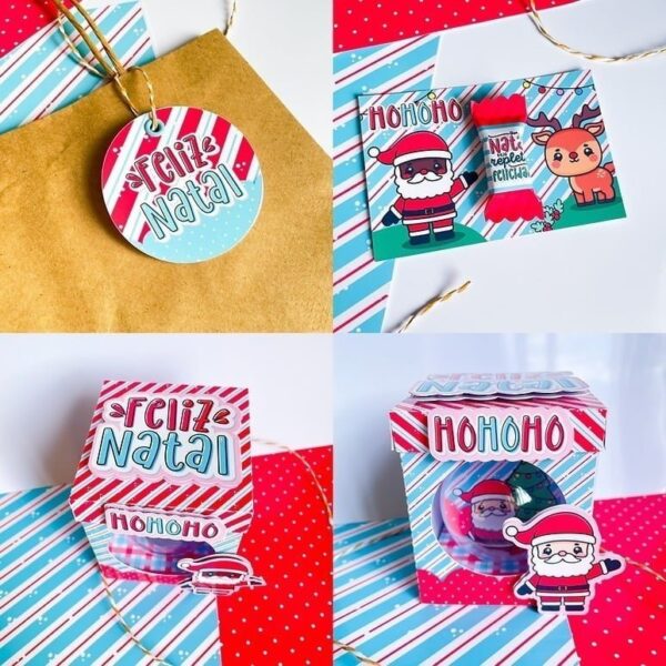 Pack Digital Natal Fofinho Elementos P/ Personalizados Png