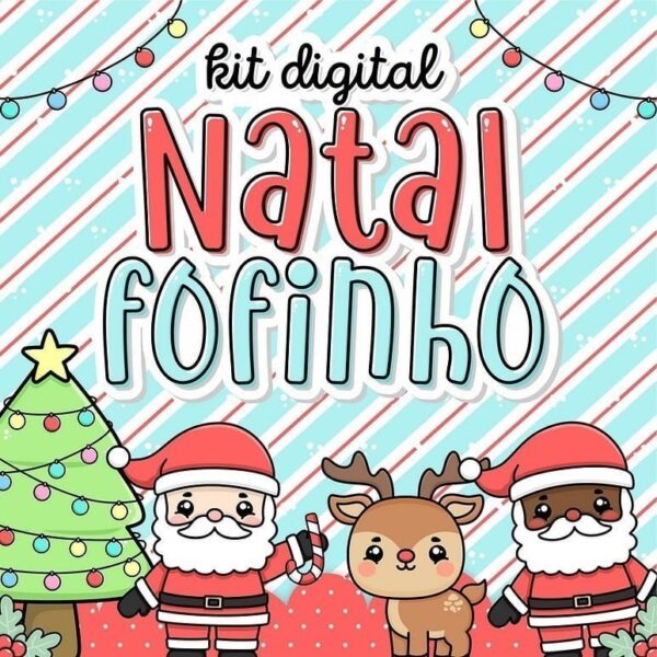 Pack Digital Natal Fofinho Elementos P/ Personalizados Png