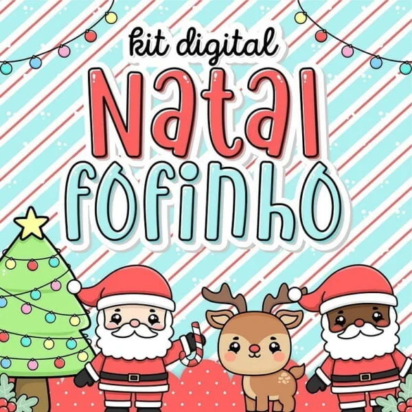 Pack Digital Natal Fofinho Elementos P/ Personalizados Png