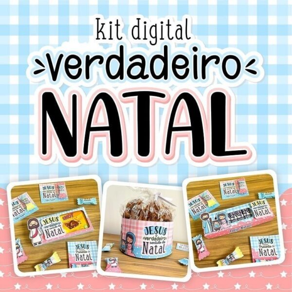 Pack Digital Verdadeiro Natal Elementos P/ Personalziados