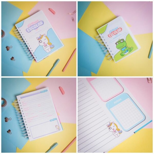 Pack Digtal Agenda Escolar 2023 Combo Completo Capa + Miolo