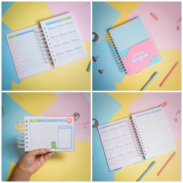Pack Digtal Agenda Escolar 2023 Combo Completo Capa + Miolo