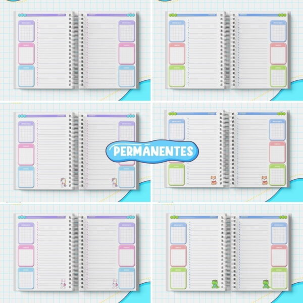 Pack Digtal Agenda Escolar 2023 Combo Completo Capa + Miolo