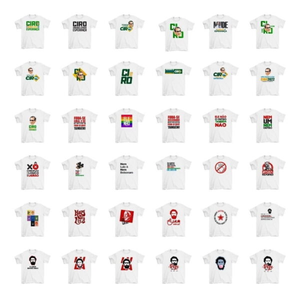 Pack Eleições 2022 Presidente Lula Bolsonaro Ciro Pt Psl Pdt
