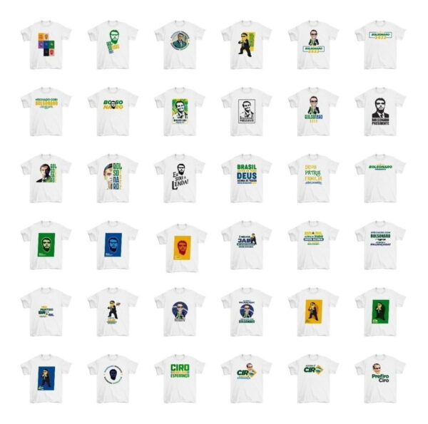 Pack Eleições 2022 Presidente Lula Bolsonaro Ciro Pt Psl Pdt