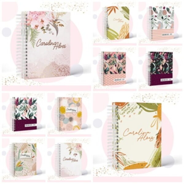 pack encadernacao floral arquivo digital encadernacao digital