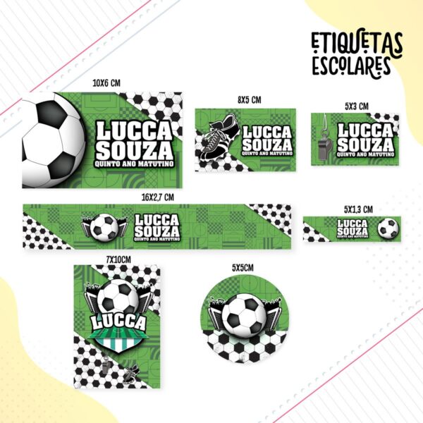 Pack Escolar Etiquetas - Arquivo Digital - Imagem 4