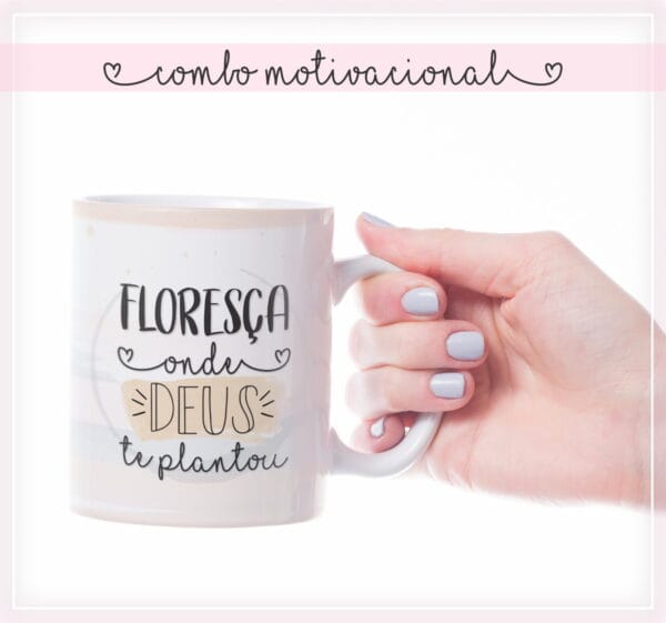 Pack Estampa Arte Caneca Motivacional - Arquivo Digital - Imagem 3