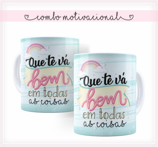 Pack Estampa Arte Caneca Motivacional - Arquivo Digital - Imagem 2