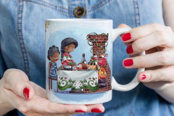 Pack Estampa Arte Caneca Natal - Arquivo Digital - Imagem 3