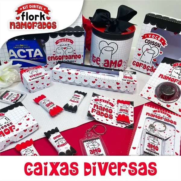 Pack Flork Dias Dos Namorados Arquivos Sublimacao Papelaria 2