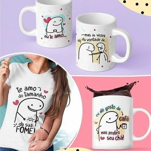 Pack Florks Apaixonados Dia Dos Namorados Png Frases Caneca
