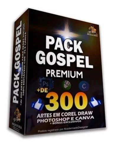 Pack Gospel 100+ Artes Corel Draw Editável Igreja Religiosos