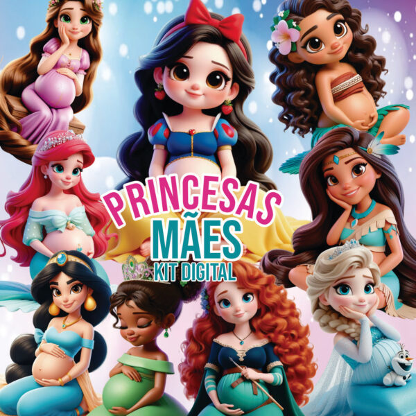 Pack Imagens Png Mamães Princesas da Disney Cliptars
