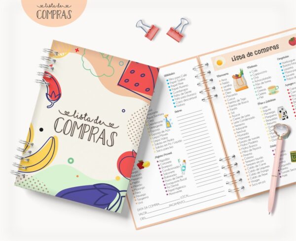 Pack Lista De Compras Arquivo Digital 2