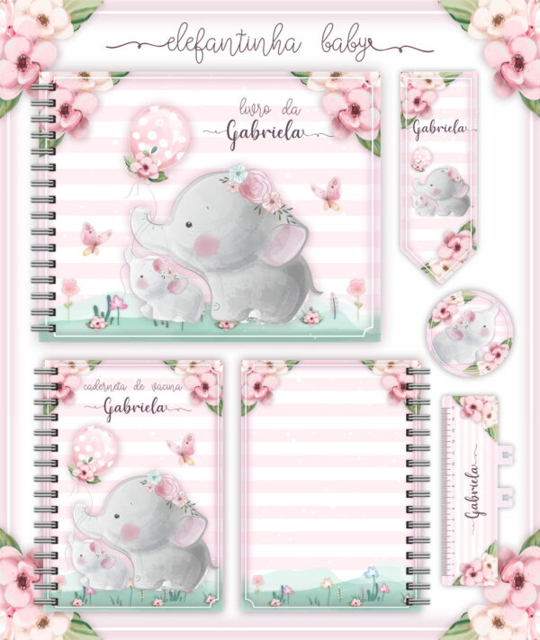Pack Livro e Caderneta do Bebê - Arquivo Digital - Imagem 2
