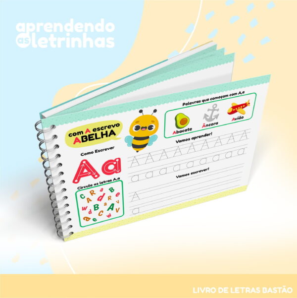 Pack Livros Ativ. Letras Cursivas e Bastão - Arquivo Digital - Imagem 4
