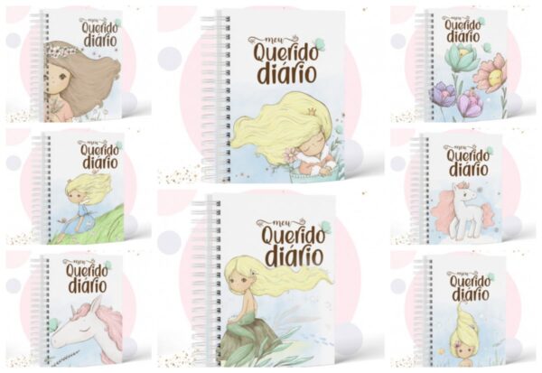 pack meu querido diario menina arquivo digital pack meu querido diario menina