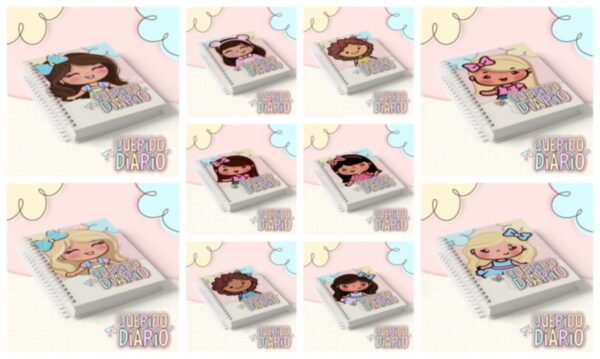 pack meu querido diario menina arquivo digital querido diario menina