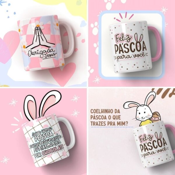 Pack Mimos De Páscoa Artes P Personalizados Imprimir Cortar